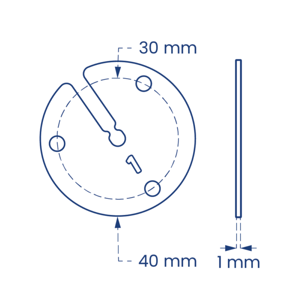 Spacer 1mm - Image 2