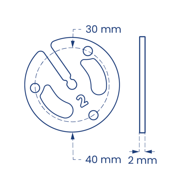 Spacer 2mm - Image 2